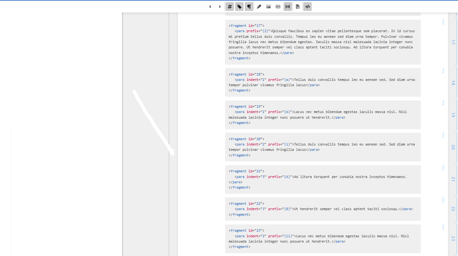 Import DOCX - Manual numbers as prefixes - Example PSML view 2