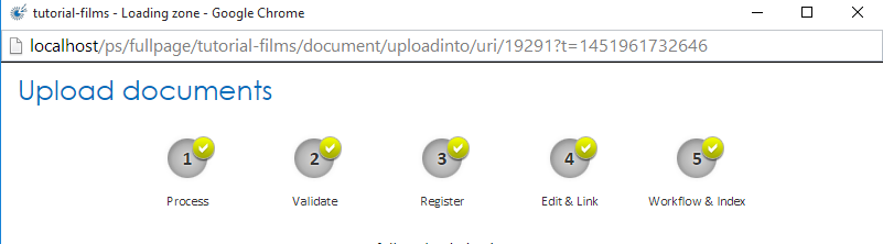 Upload Completed